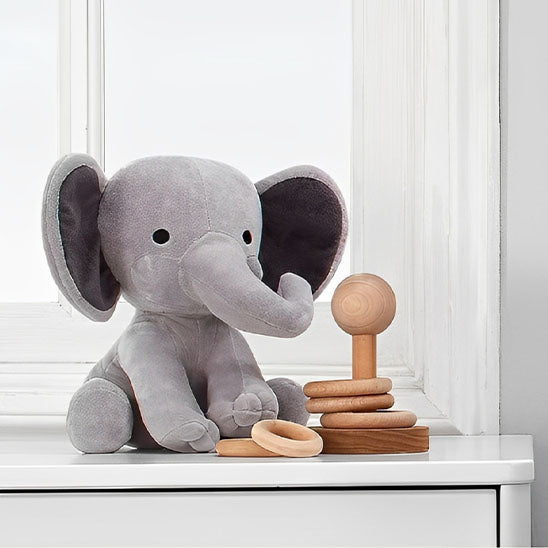 Doudou-elephant-gris