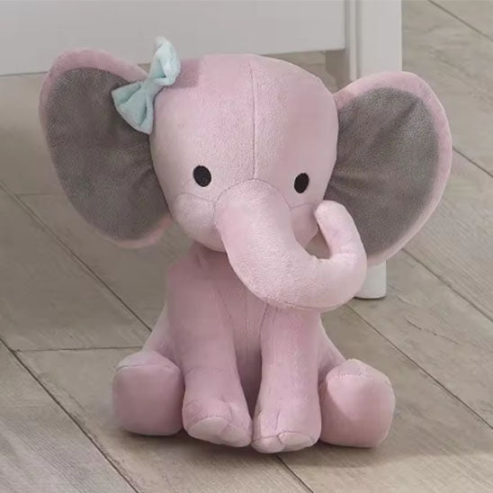 Doudou-elephant-rose