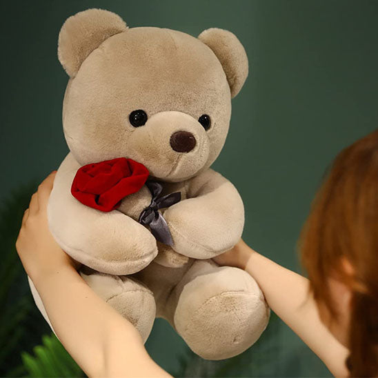 Doudou-ours-beige-avec-fleur-rose