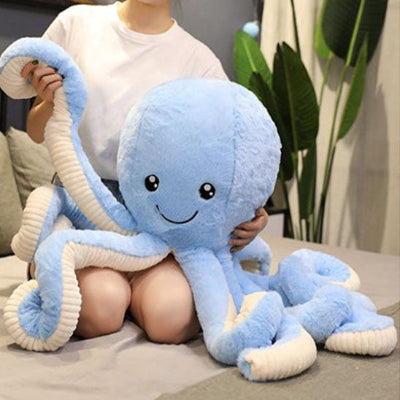Doudou-pieuvre-bleu-compagnon-de-jeu-idéal