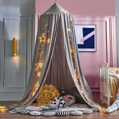 ciel-de-lit-bébé-gris