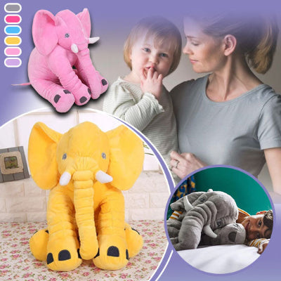 peluche-éléphant-jaune