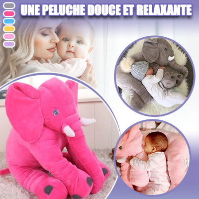 peluche-éléphant-rose