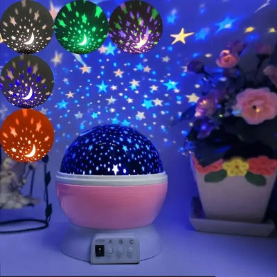 veilleuse-bébé-projection-plafond-rose